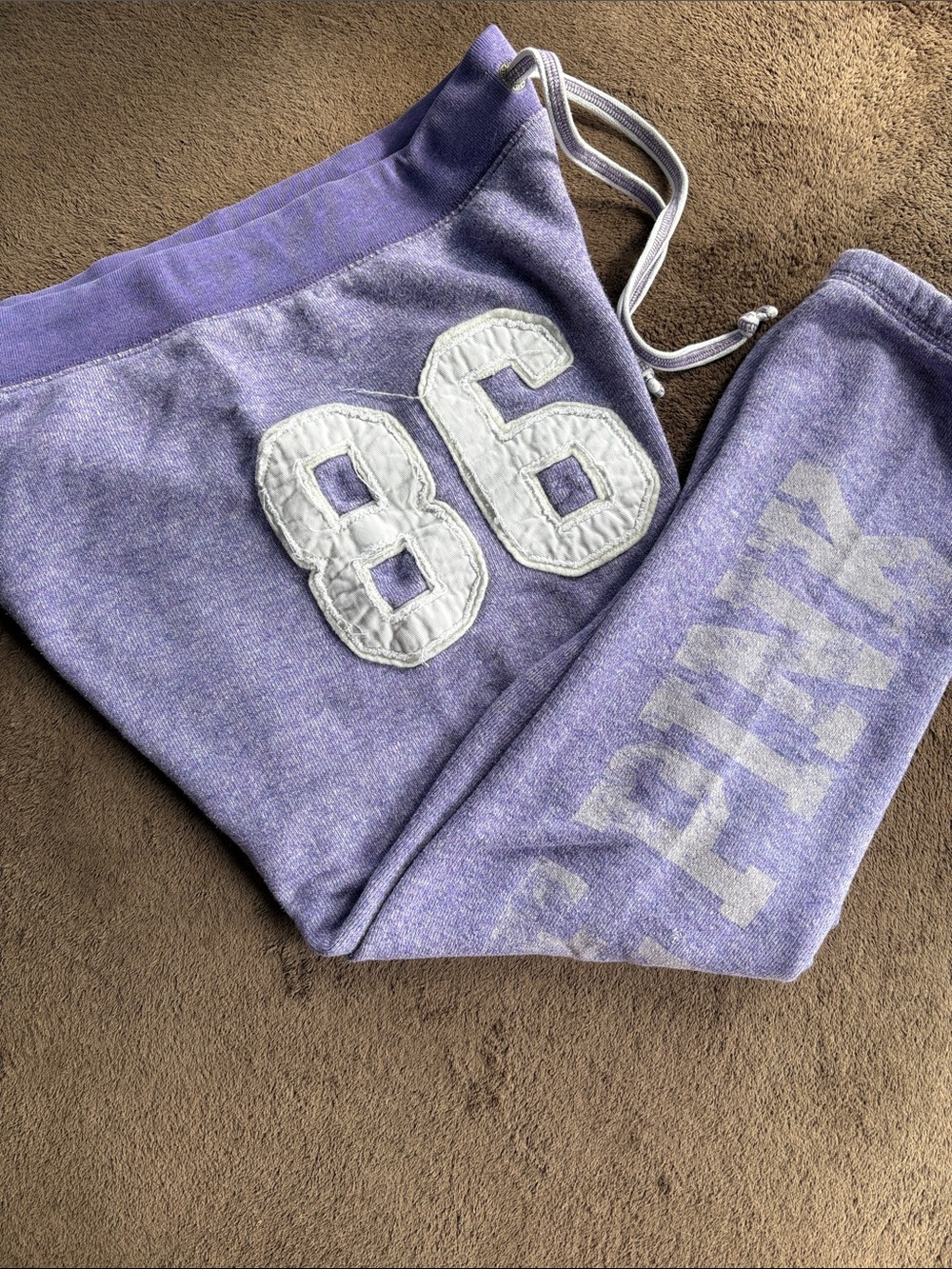 🌟PINK Victoria's Secret: 90’s Lavender Sweatpants/Joggers Size M